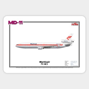 McDonnell Douglas MD-11 - Martinair (Art Print) Sticker